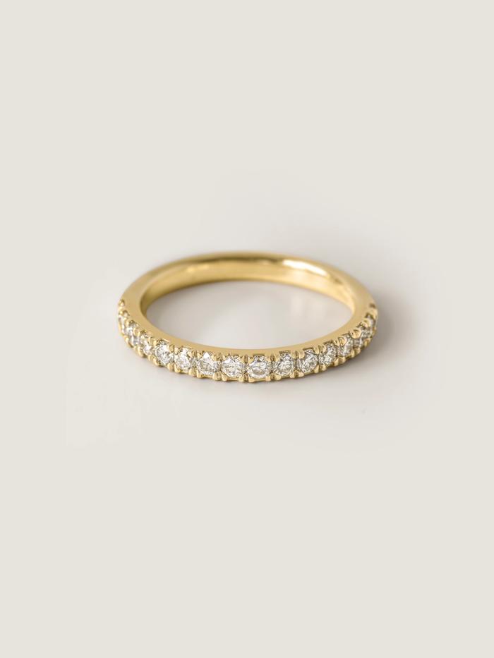 Marquise Cut Cluster Styled Lab Grown Wedding Band