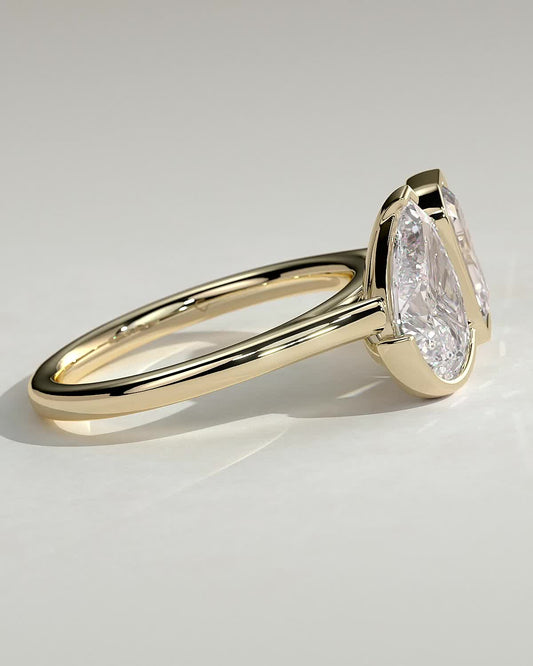 Round Halo, Pave & Split Shank Engagement Ring – 1.93 CT Lab Grown Diamond