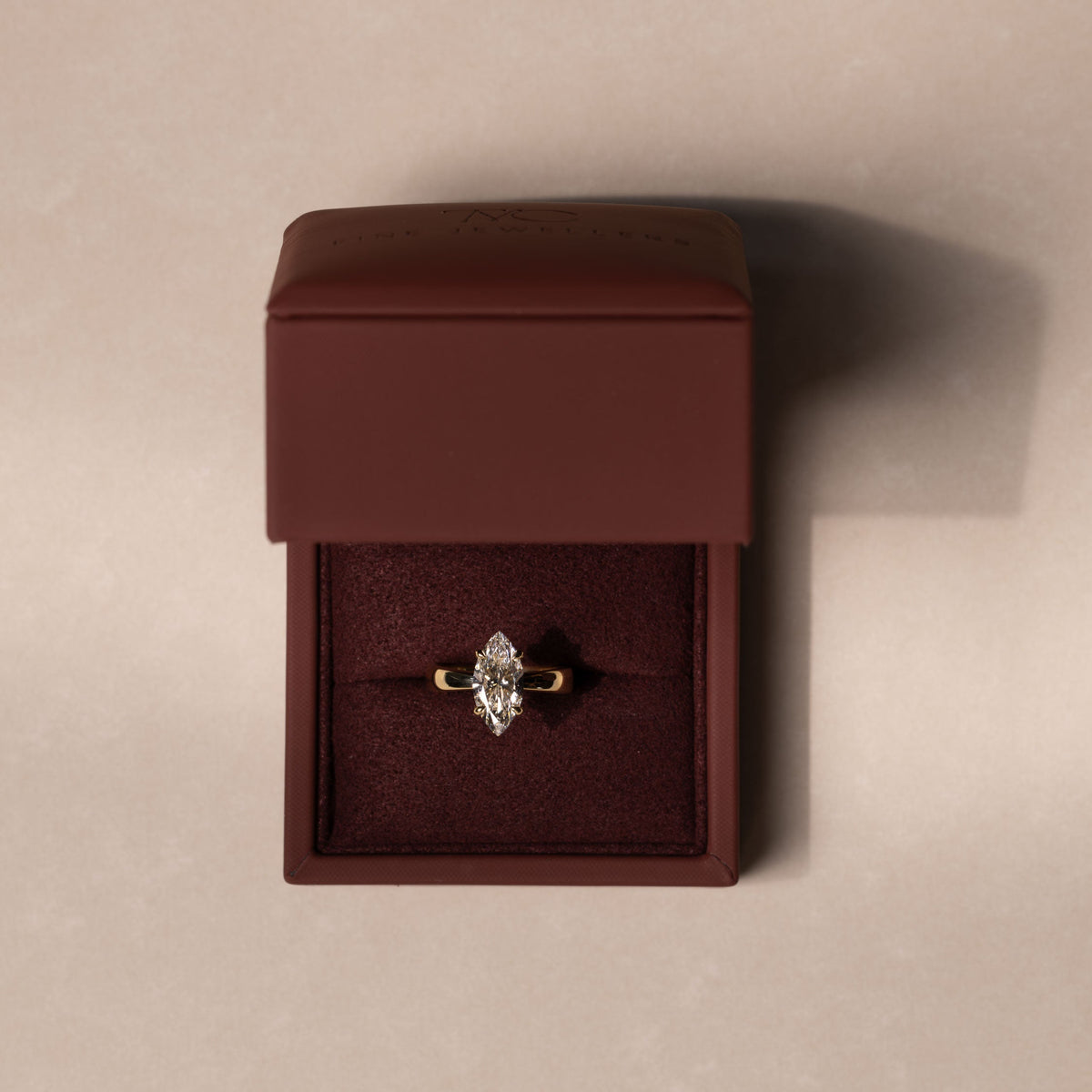 Oval Three Stone Lab Grown Diamond Engagement Ring