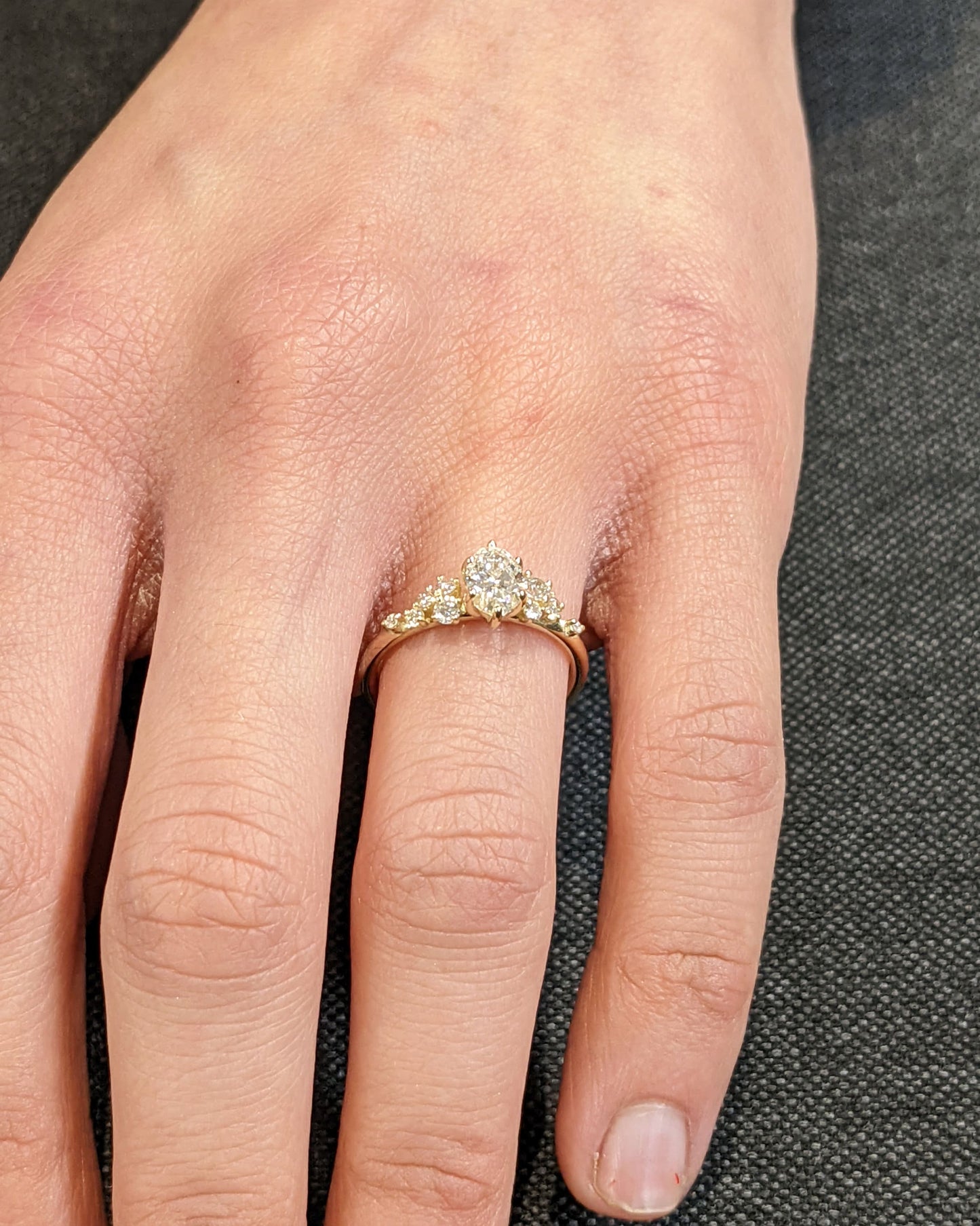 Asscher Three Stones Engagement Ring – 5.75 CT Moissanite Diamond