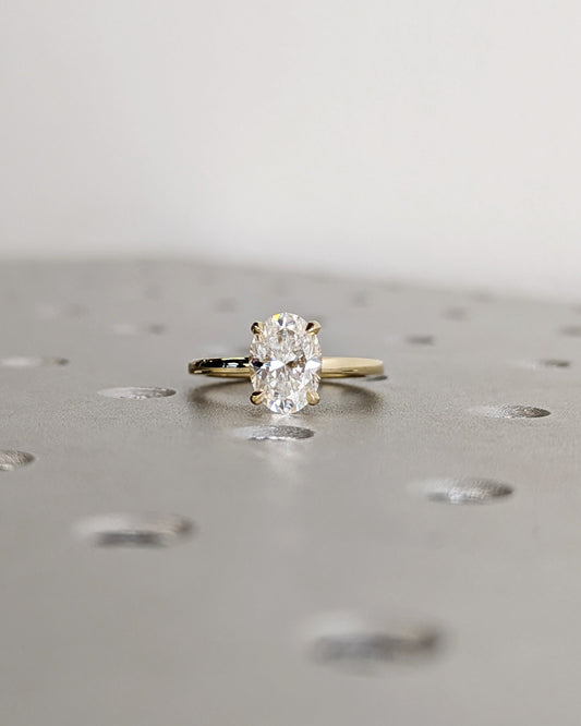 Asscher Three Stones Engagement Ring – 5.75 CT Moissanite Diamond