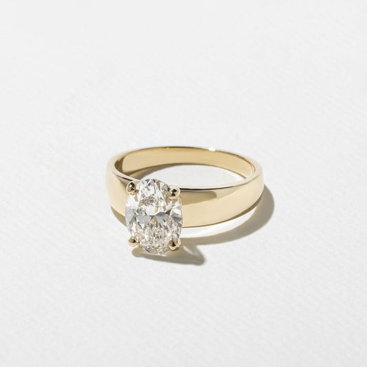 Emerald Pave Engagement Ring – 1 CT Lab Grown Diamond