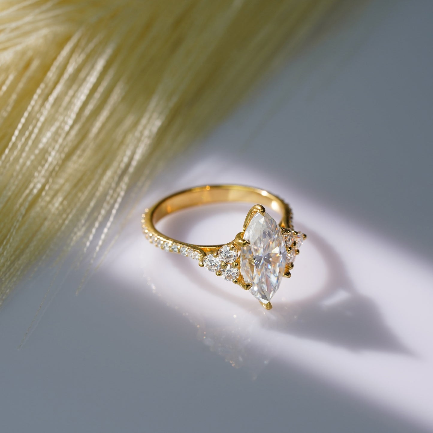 Oval Solitaire Engagement Ring – 2 CT Lab Grown Diamond