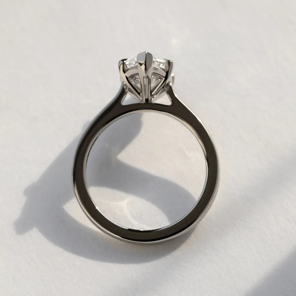 Round Halo, Pave & Split Shank Engagement Ring – 1.93 CT Lab Grown Diamond