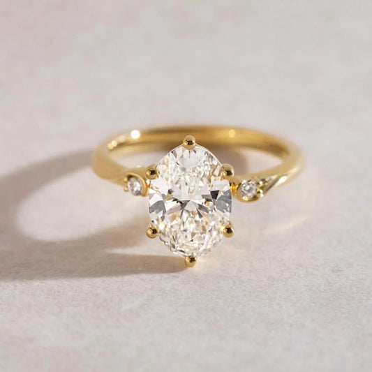 Round Halo, Pave & Split Shank Engagement Ring – 1.93 CT Lab Grown Diamond