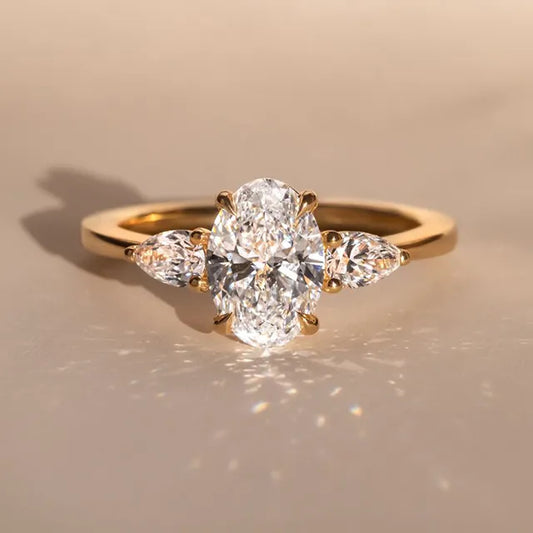 Round Halo, Pave & Split Shank Engagement Ring – 1.93 CT Lab Grown Diamond