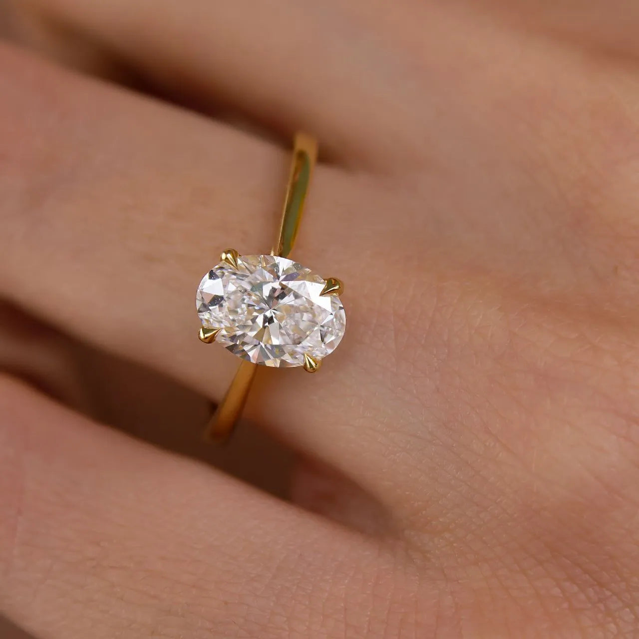 Round Halo, Pave & Split Shank Engagement Ring – 1.93 CT Lab Grown Diamond