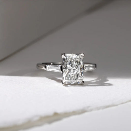 Round Halo, Pave & Split Shank Engagement Ring – 1.93 CT Lab Grown Diamond