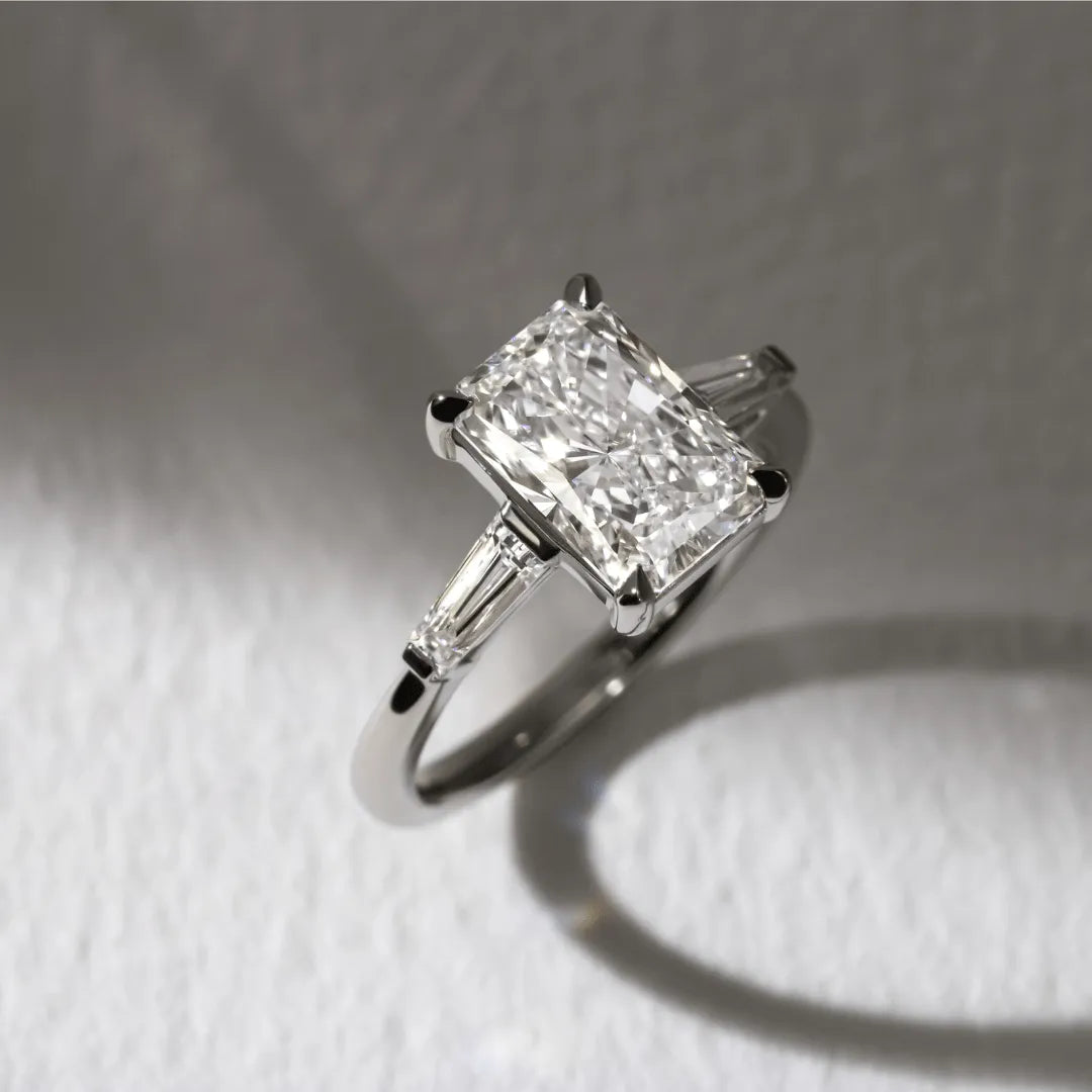 Round Halo, Pave & Split Shank Engagement Ring – 1.93 CT Lab Grown Diamond