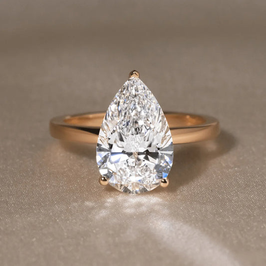 Round Halo, Pave & Split Shank Engagement Ring – 1.93 CT Lab Grown Diamond