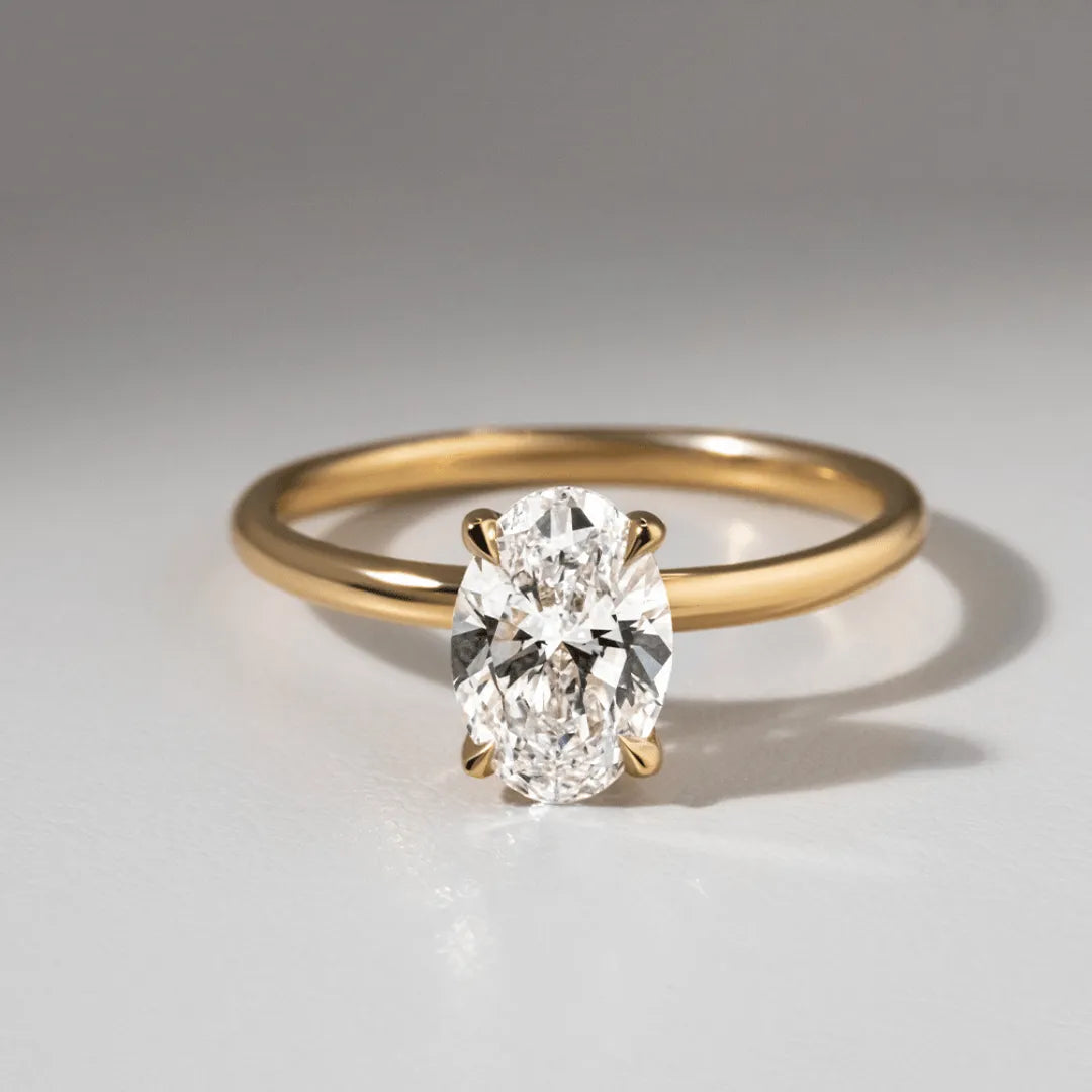 Round Halo, Pave & Split Shank Engagement Ring – 1.93 CT Lab Grown Diamond