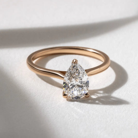 Round Halo, Pave & Split Shank Engagement Ring – 1.93 CT Lab Grown Diamond