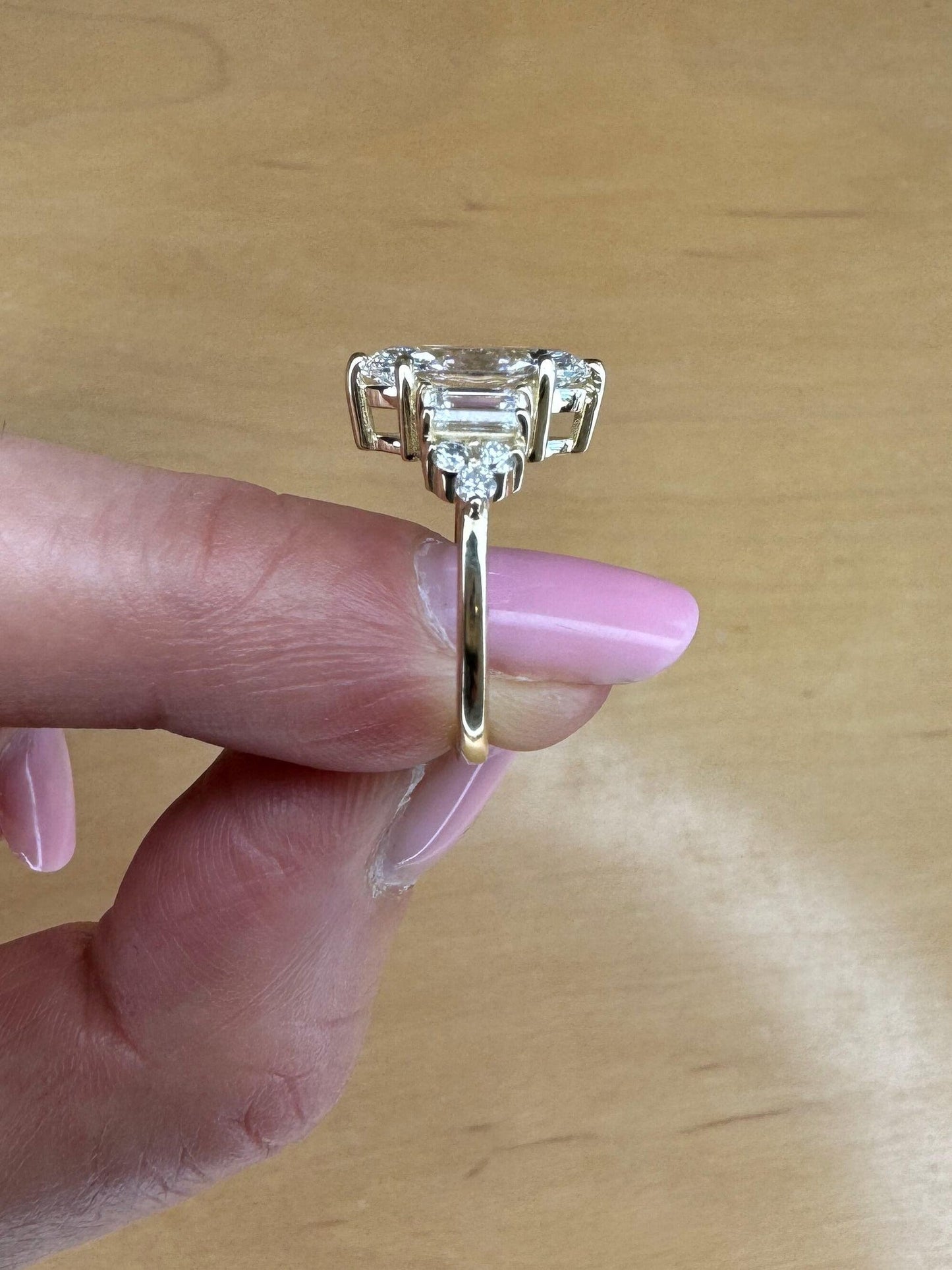 Round Halo, Pave & Split Shank Engagement Ring – 1.93 CT Lab Grown Diamond
