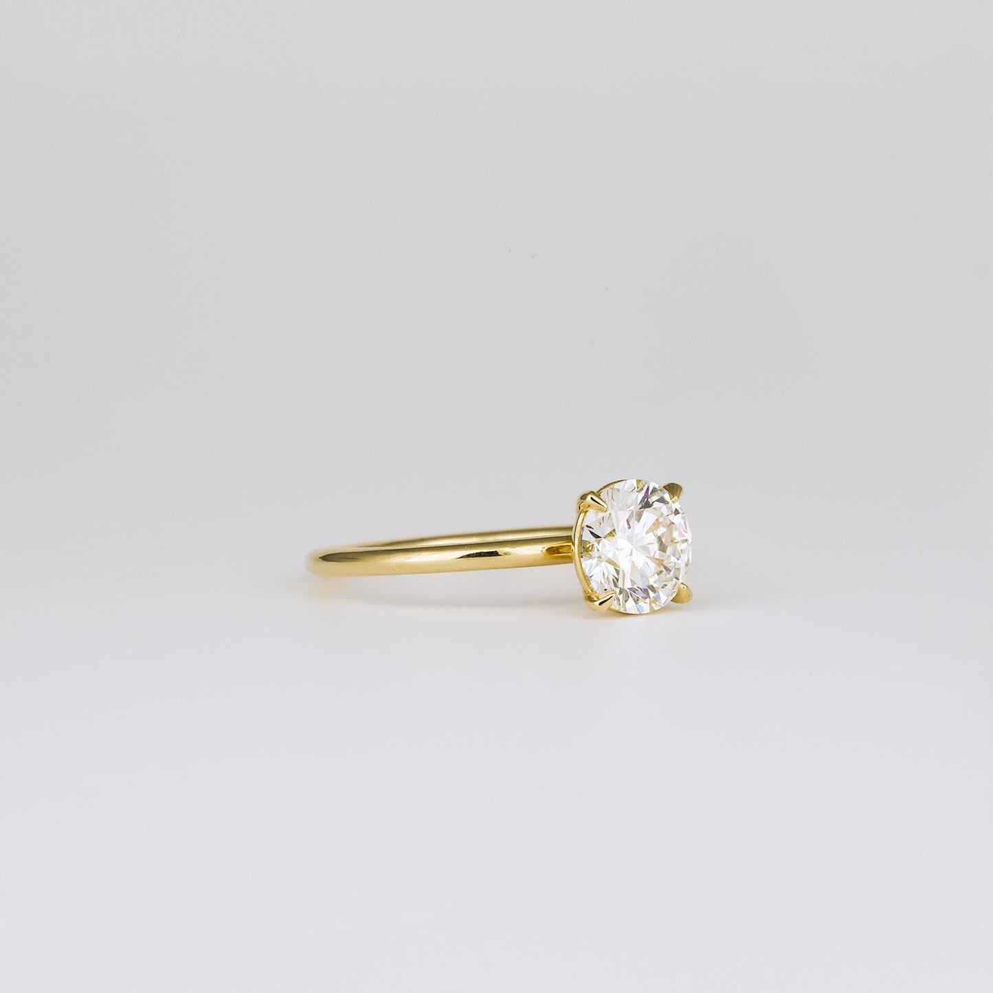 2 CT Emerald Pave Moissanite Engagement Ring