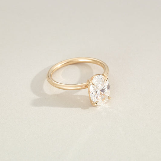 Round Halo, Pave & Split Shank Engagement Ring – 1.93 CT Lab Grown Diamond