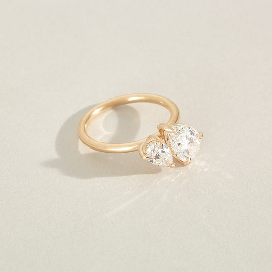 Round Halo, Pave & Split Shank Engagement Ring – 1.93 CT Lab Grown Diamond