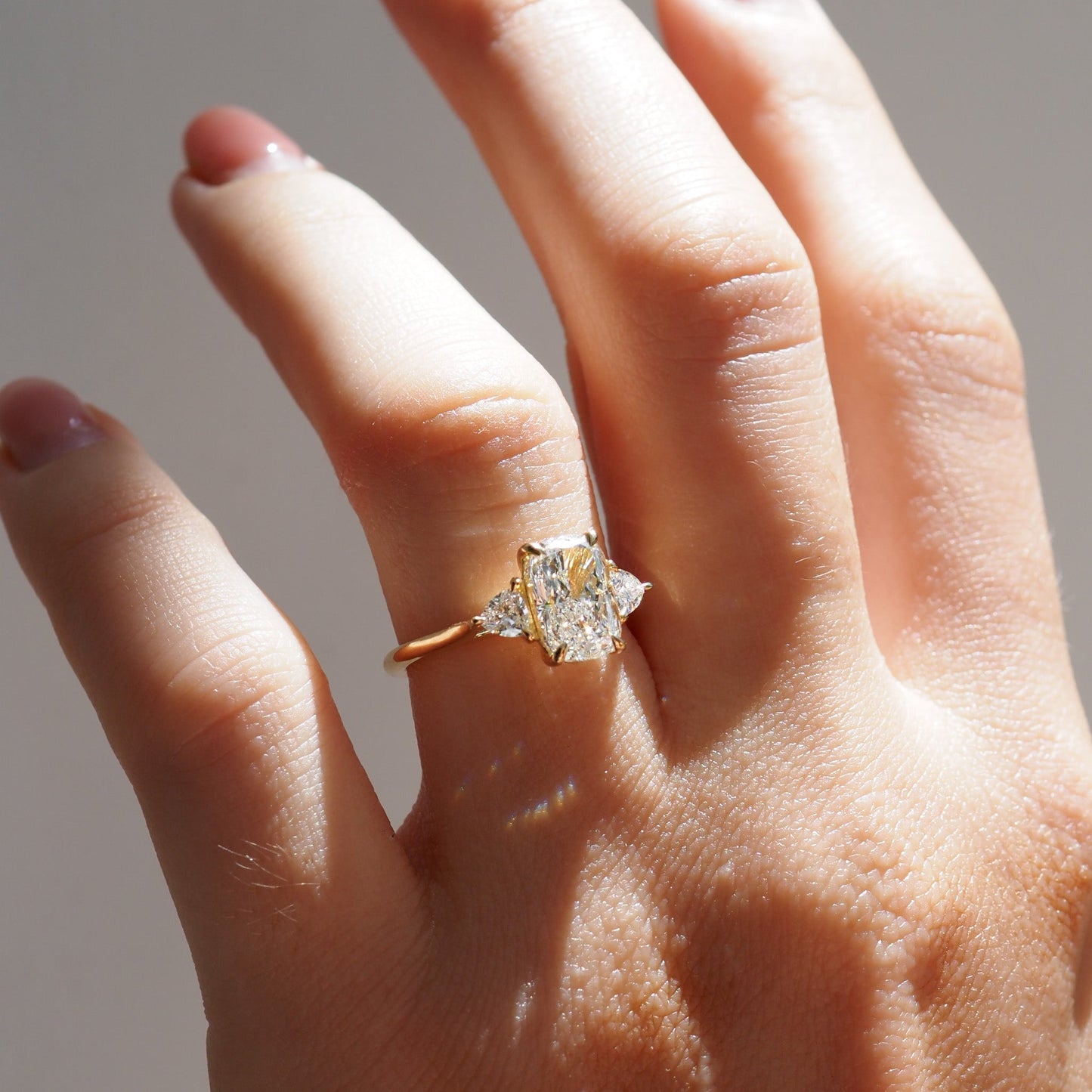 Round Halo, Pave & Split Shank Engagement Ring – 1.93 CT Lab Grown Diamond