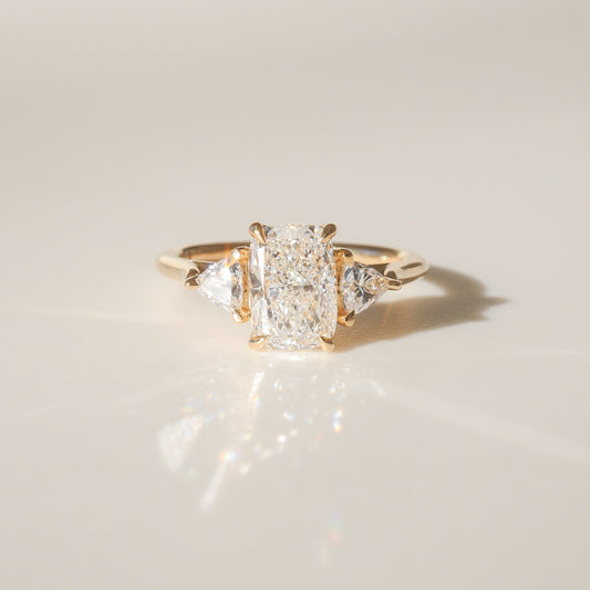 Round Halo, Pave & Split Shank Engagement Ring – 1.93 CT Lab Grown Diamond