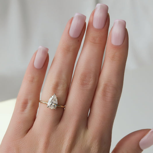 Asscher Three Stones Engagement Ring – 5.75 CT Moissanite Diamond