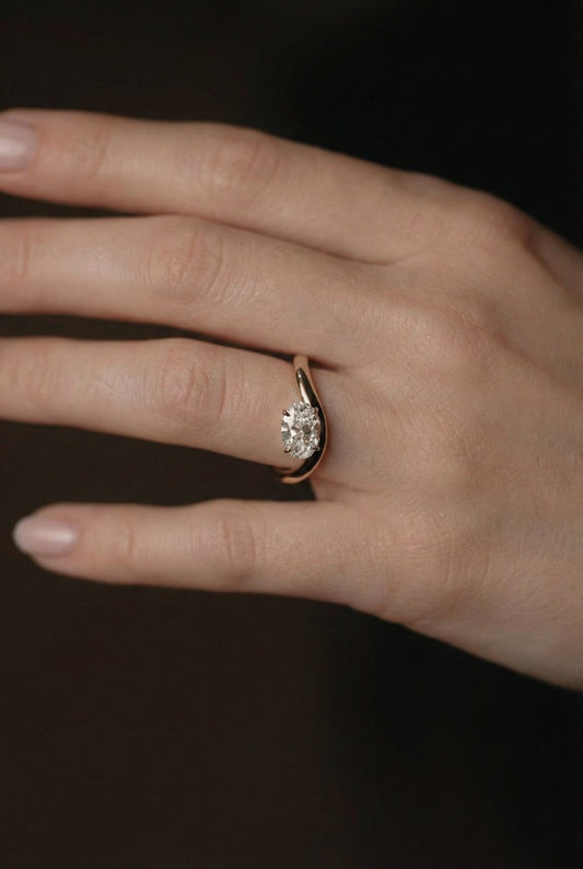 Round Halo, Pave & Split Shank Engagement Ring – 1.93 CT Lab Grown Diamond