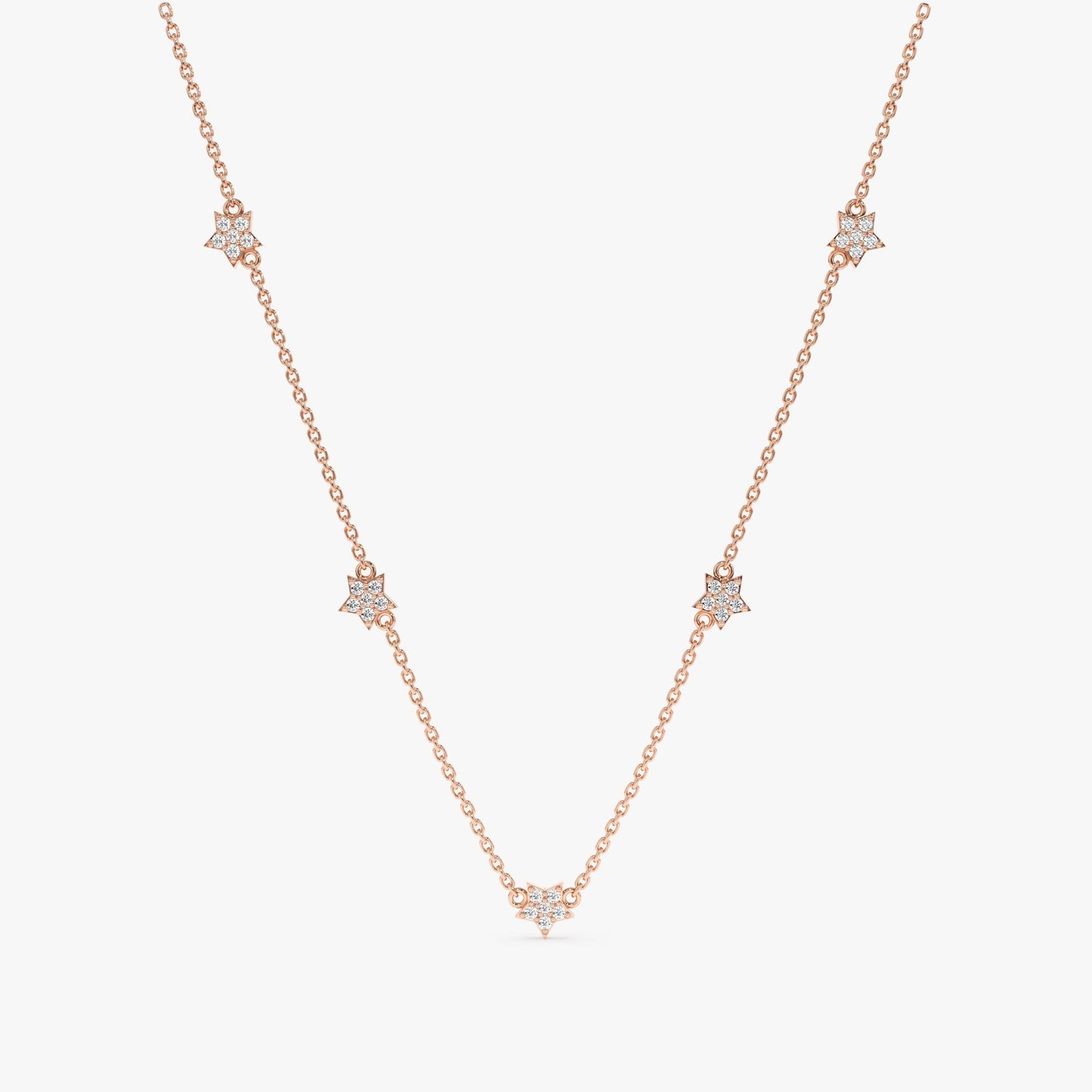 1.0 CT Round Bezel Solitaire Lab Grown Diamond Necklace