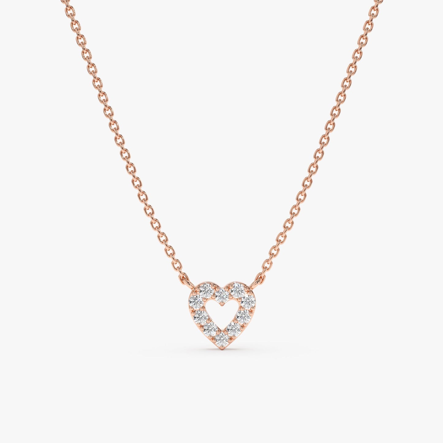 1.0 CT Round Bezel Solitaire Lab Grown Diamond Necklace