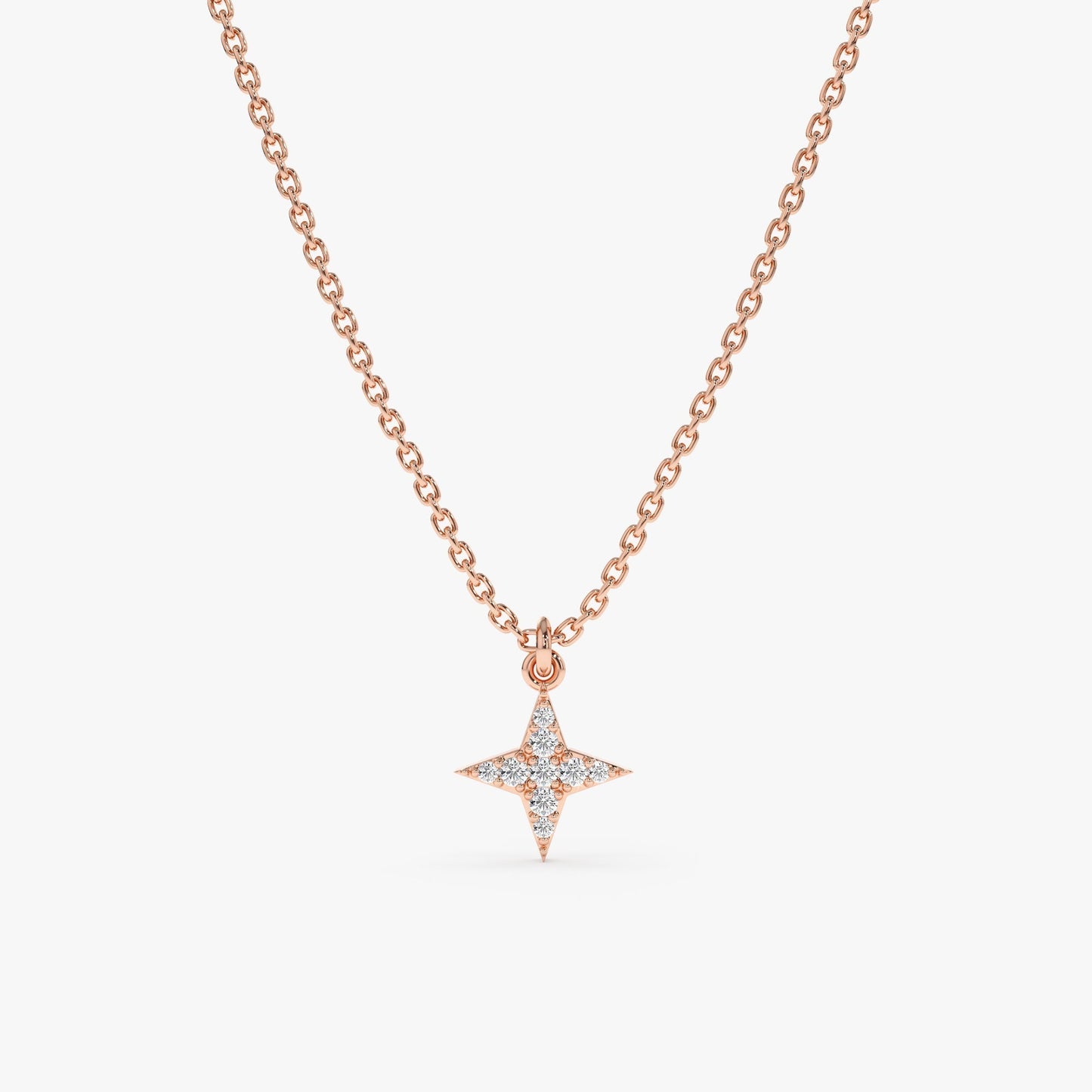 1.0 CT Round Bezel Solitaire Lab Grown Diamond Necklace