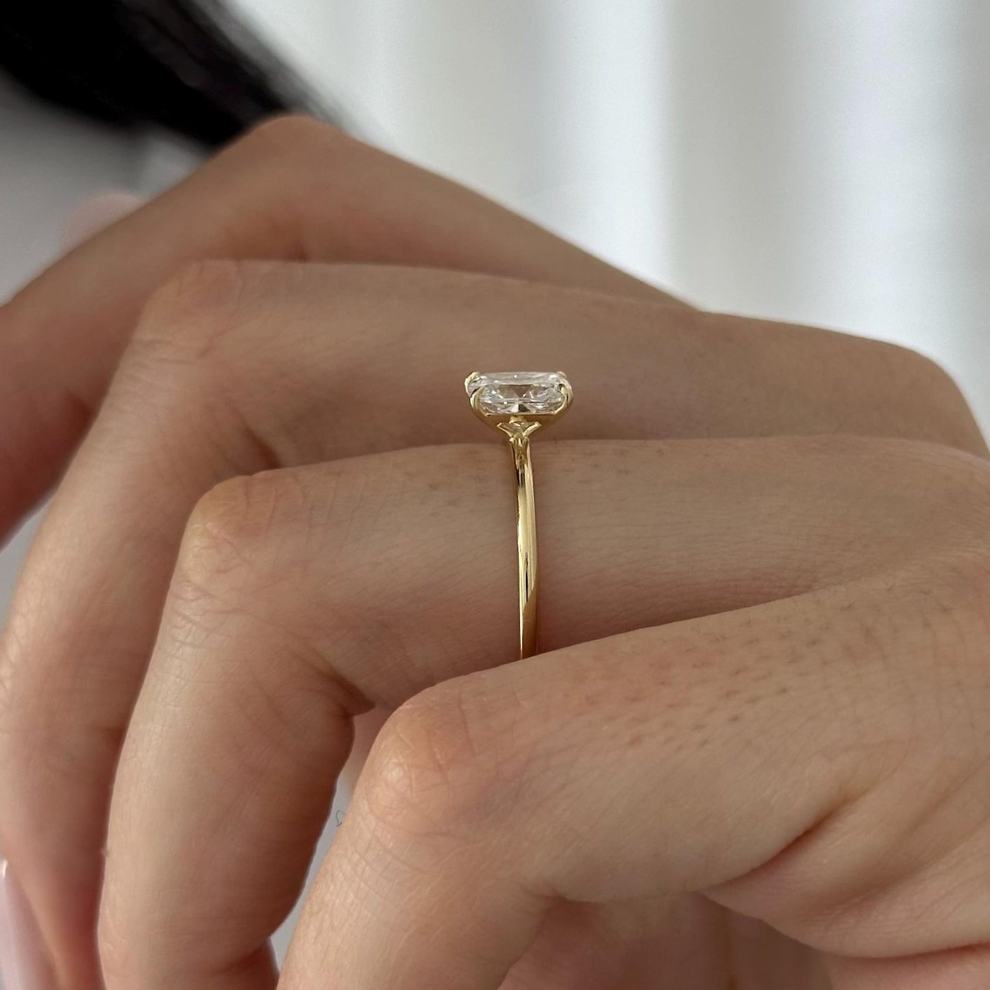Round Halo, Pave & Split Shank Engagement Ring – 1.93 CT Lab Grown Diamond