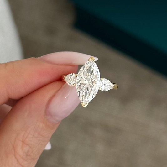 Round Halo, Pave & Split Shank Engagement Ring – 1.93 CT Lab Grown Diamond