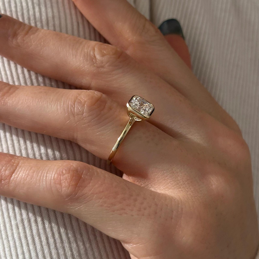 Round Halo, Pave & Split Shank Engagement Ring – 1.93 CT Lab Grown Diamond
