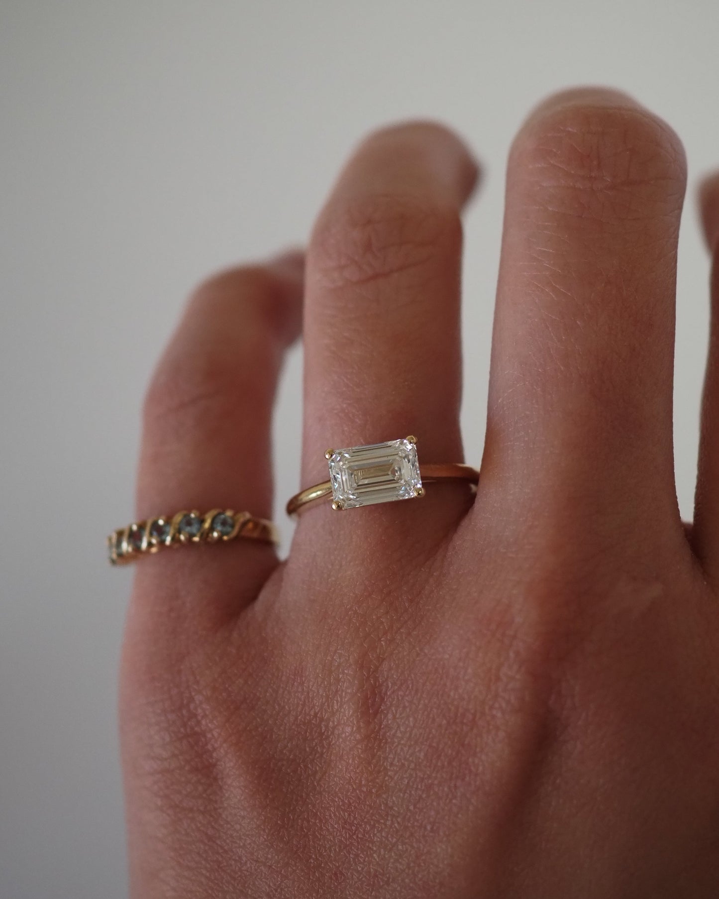 Round Swirl Semi Pave Engagement Ring – 1 CT Moissanite Diamond