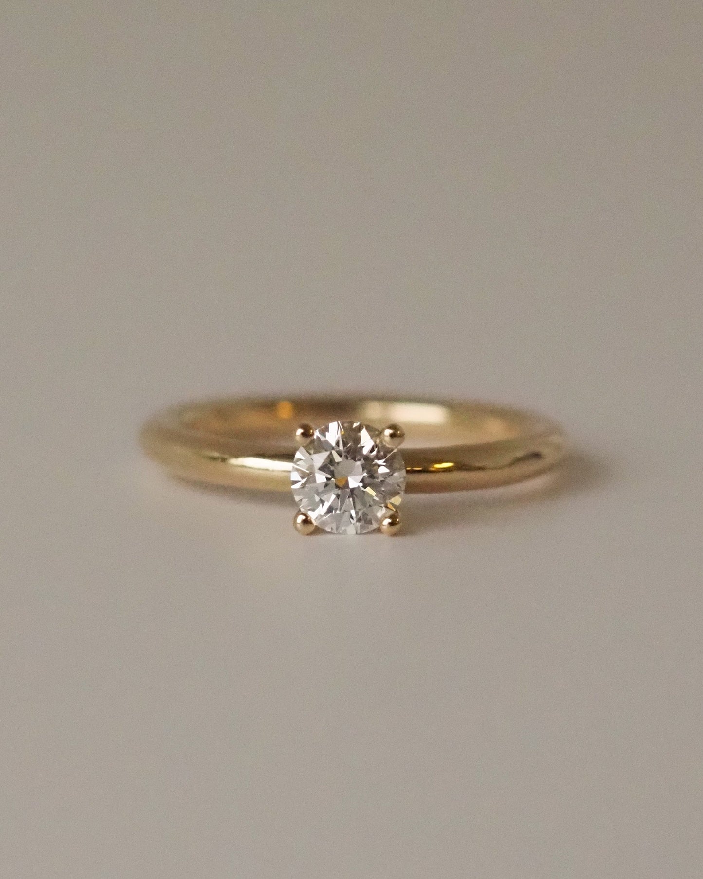 Round Swirl Semi Pave Engagement Ring – 1 CT Moissanite Diamond