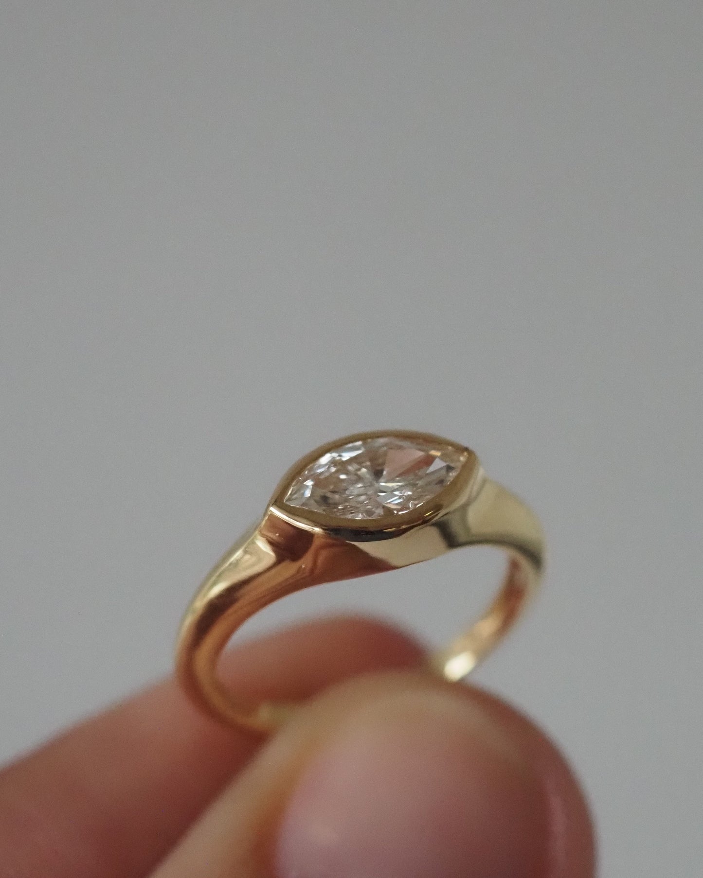 Round Swirl Semi Pave Engagement Ring – 1 CT Moissanite Diamond
