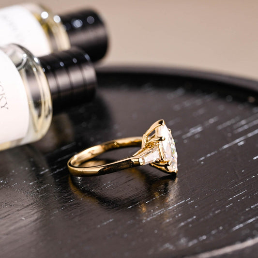 Round Halo, Pave & Split Shank Engagement Ring – 1.93 CT Lab Grown Diamond