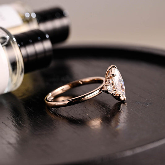 Round Halo, Pave & Split Shank Engagement Ring – 1.93 CT Lab Grown Diamond