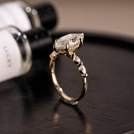 Round Halo, Pave & Split Shank Engagement Ring – 1.93 CT Lab Grown Diamond