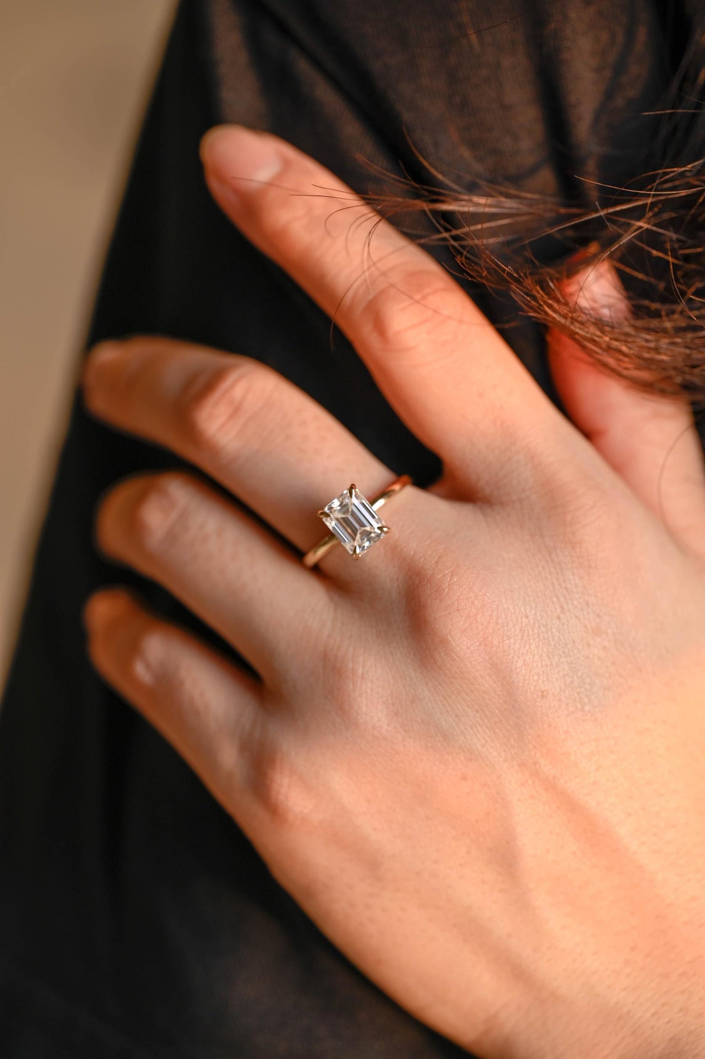 Round Halo, Pave & Split Shank Engagement Ring – 1.93 CT Lab Grown Diamond