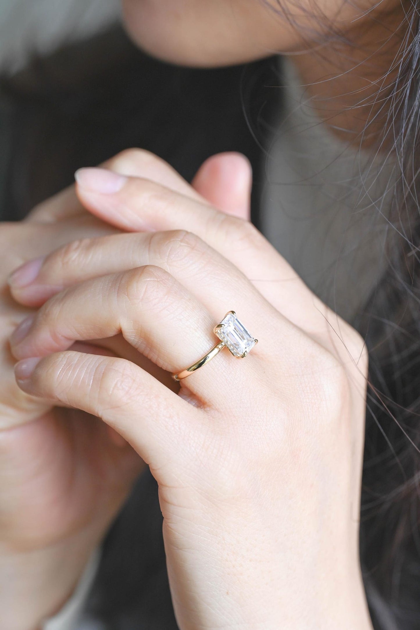 Round Halo, Pave & Split Shank Engagement Ring – 1.93 CT Lab Grown Diamond