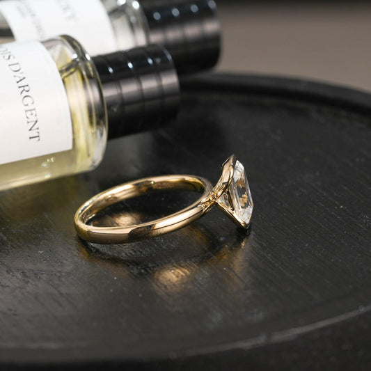 Round Halo, Pave & Split Shank Engagement Ring – 1.93 CT Lab Grown Diamond