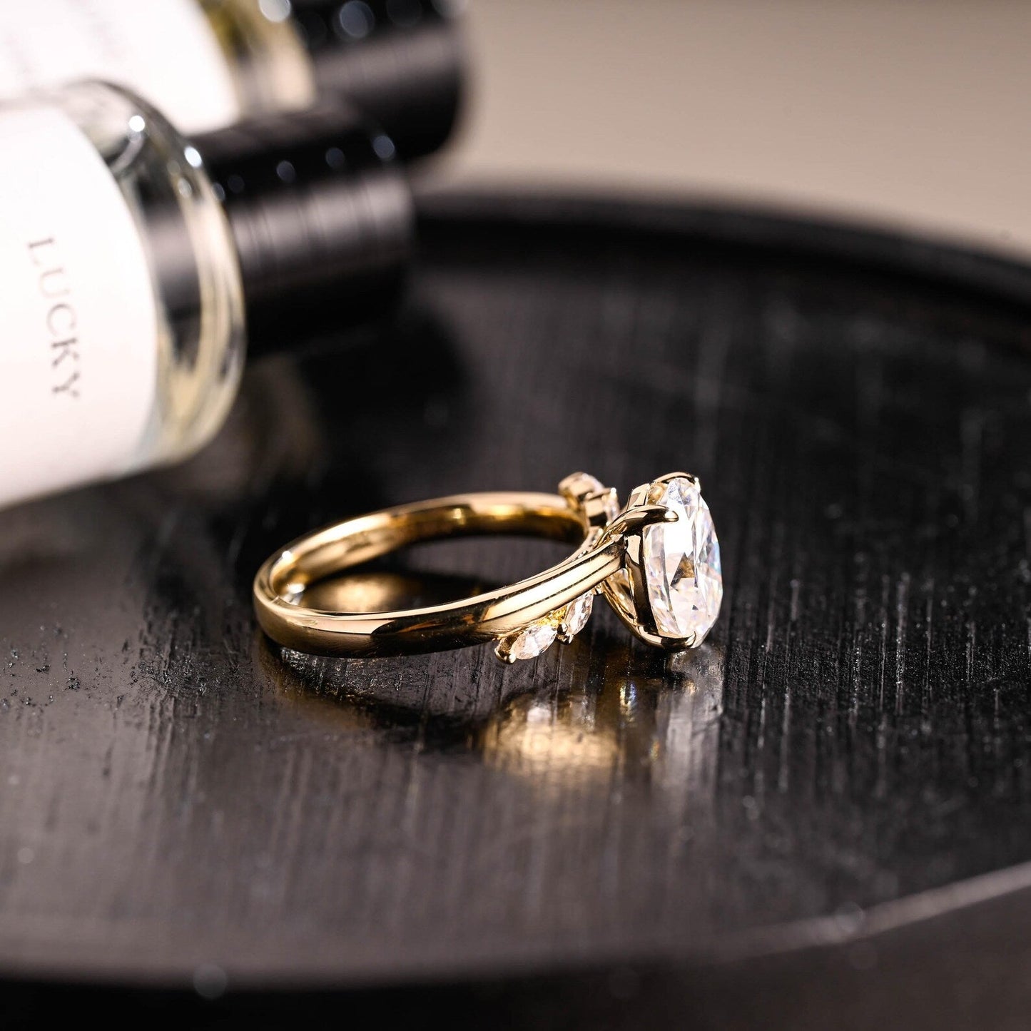 Round Halo, Pave & Split Shank Engagement Ring – 1.93 CT Lab Grown Diamond