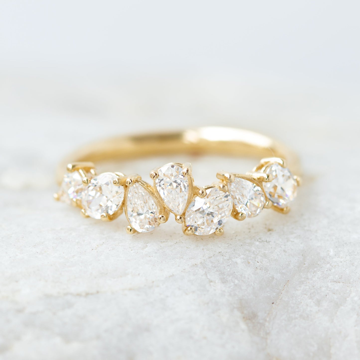0.37 CT Round Full Eternity Lab Grown Diamond Wedding Band