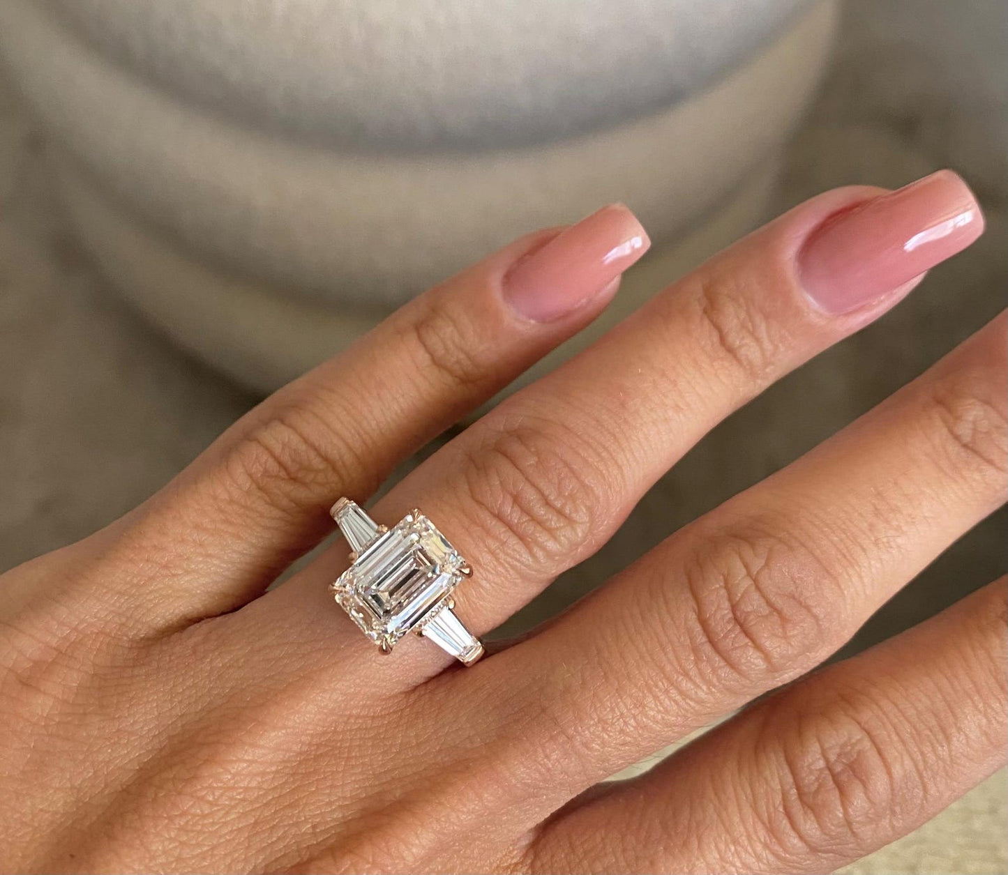 Round Halo, Pave & Split Shank Engagement Ring – 1.93 CT Lab Grown Diamond