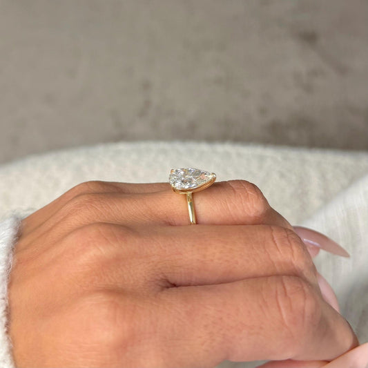 Round Halo, Pave & Split Shank Engagement Ring – 1.93 CT Lab Grown Diamond