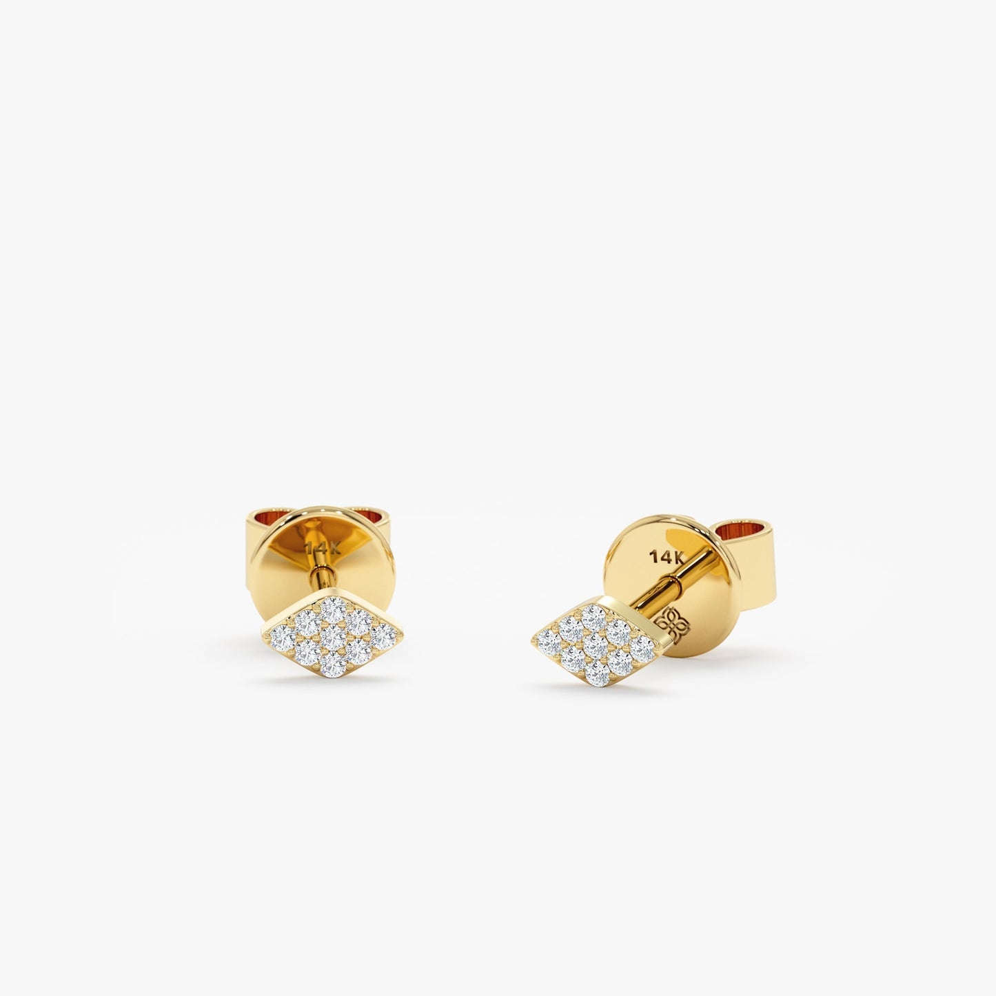 1.0 CT Round Bezel Solitaire Lab Grown Diamond Earrings