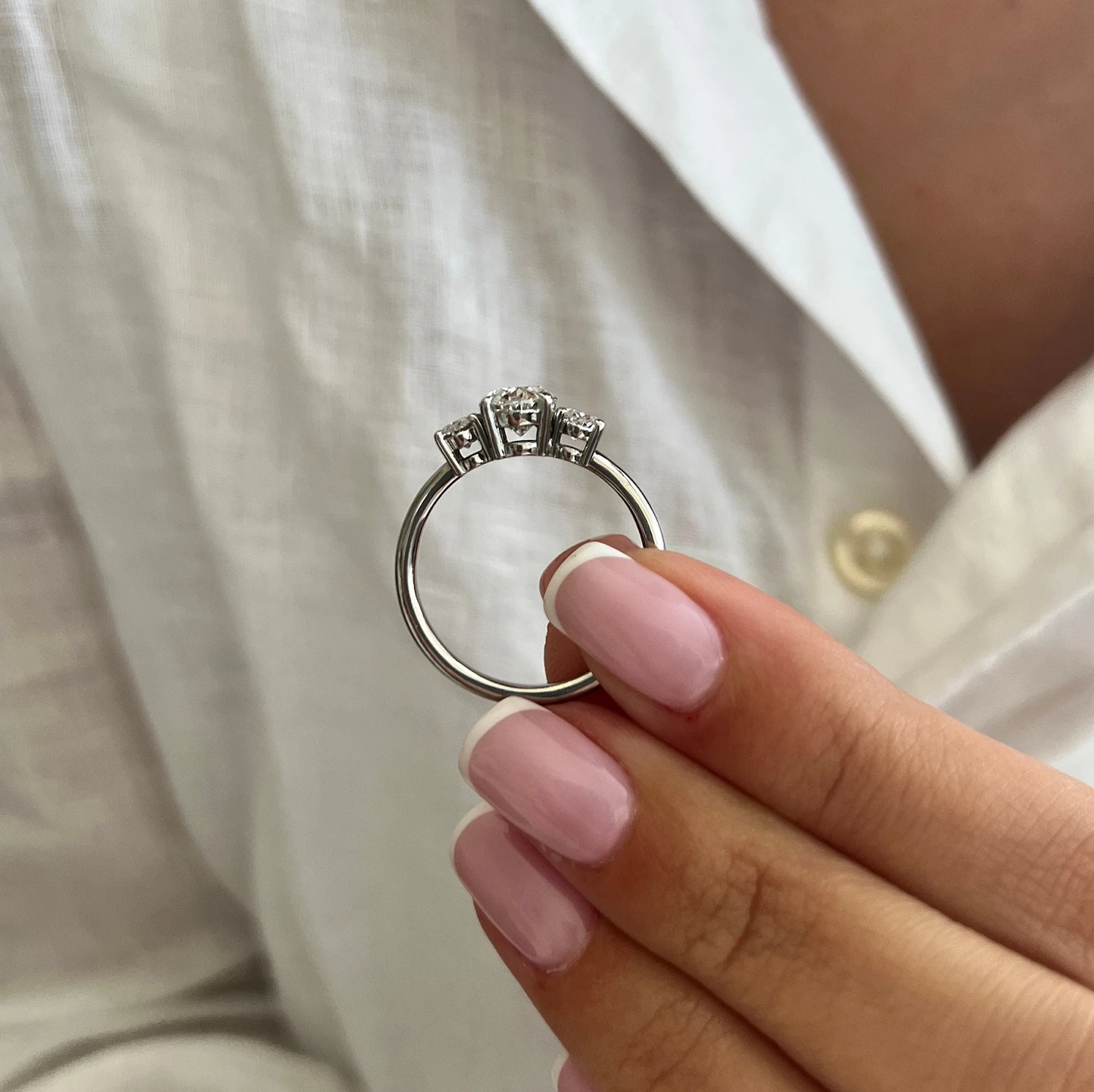 Round Halo, Pave & Split Shank Engagement Ring – 1.93 CT Lab Grown Diamond