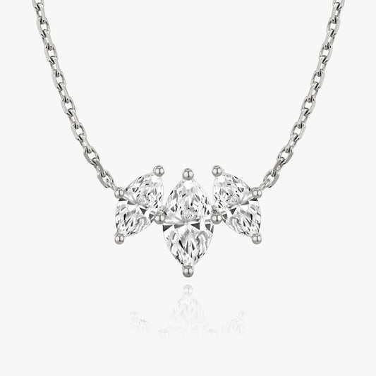 2.0 TC Marquise CVD F/VS Diamond Necklace 1