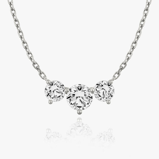 2.0 TC Round CVD F/VS Diamond Necklace 1