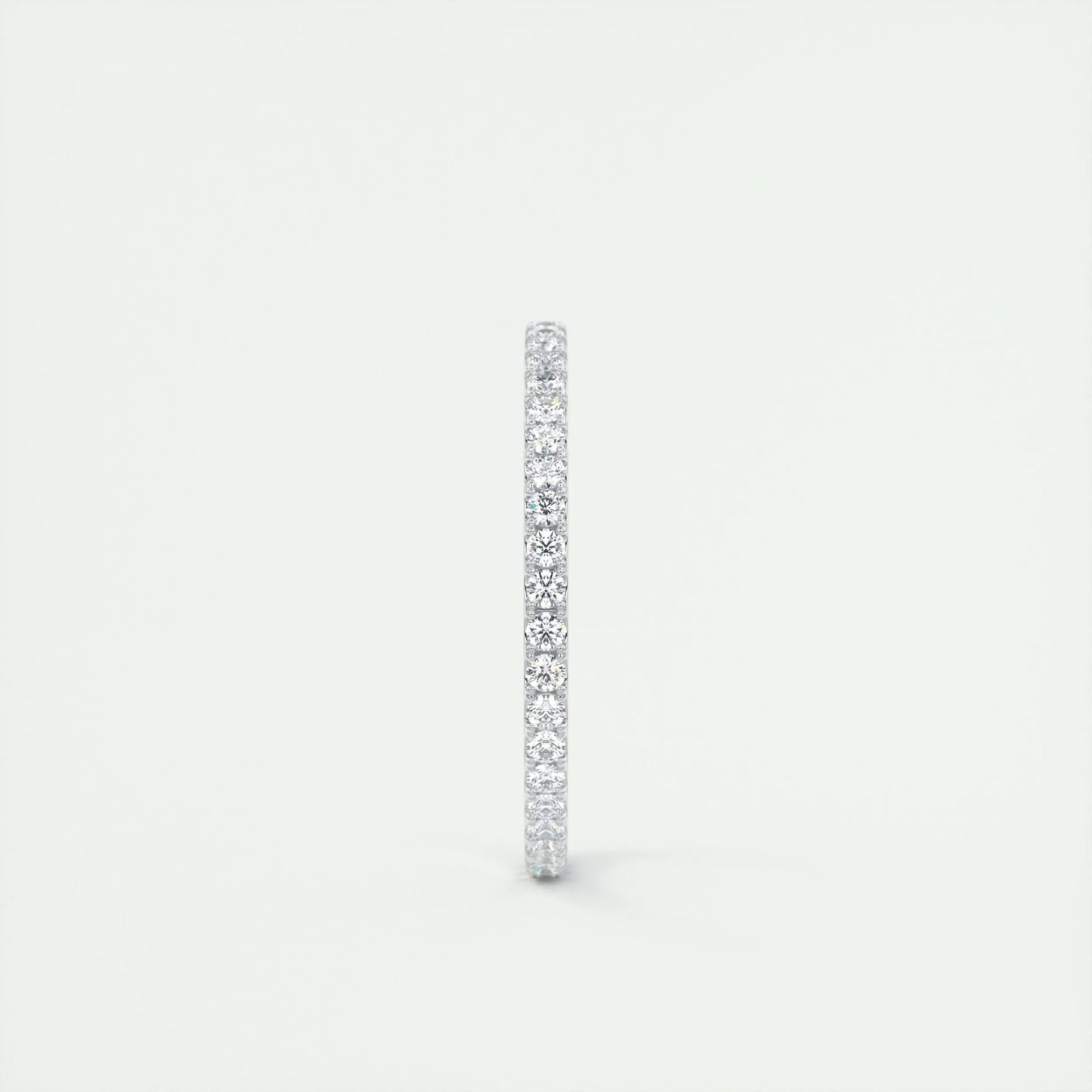 0.36 CT Round Full Eternity CVD EF/VVS Diamond Wedding Band 3