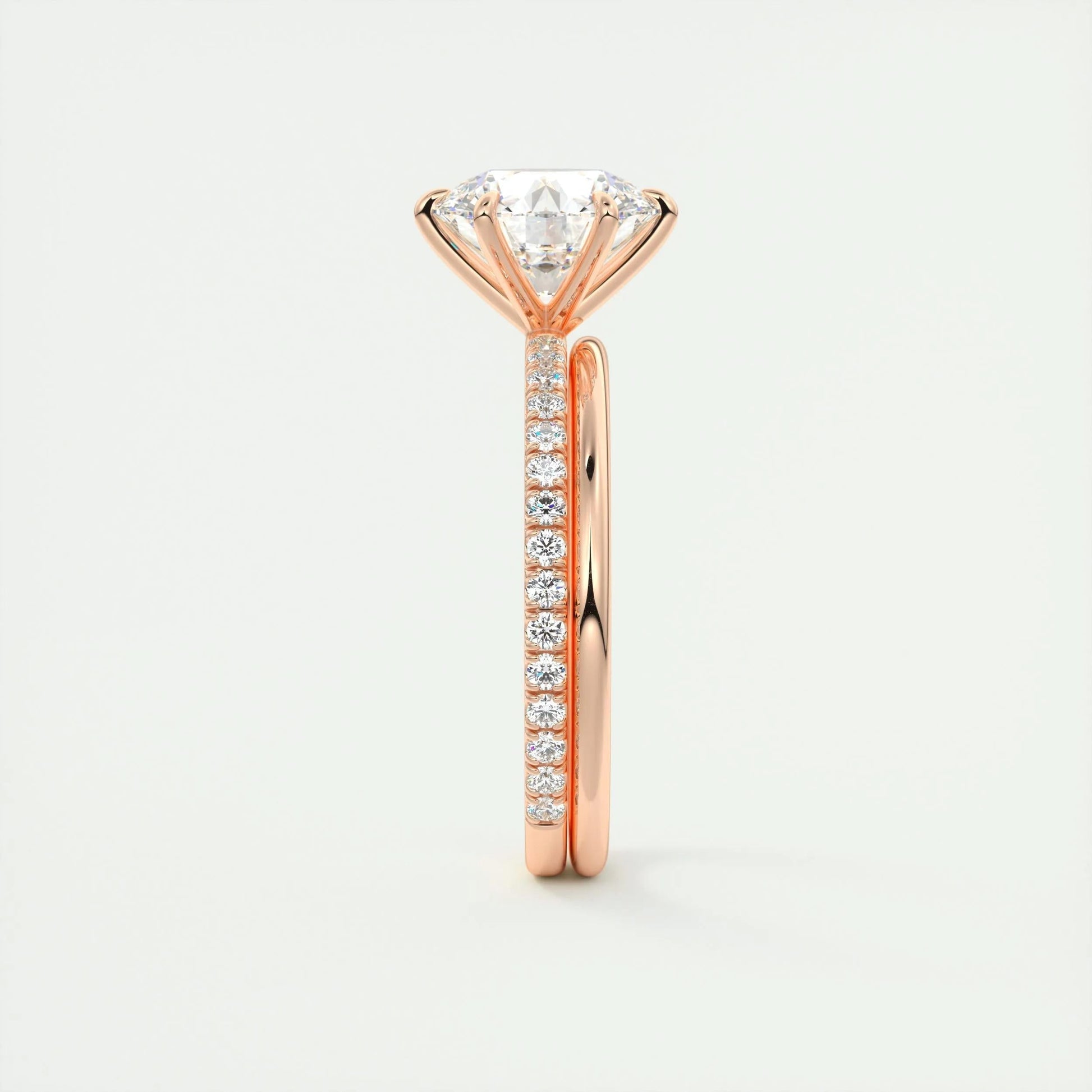 2 CT Round Solitaire CVD F/VS1 Diamond Engagement Ring 19