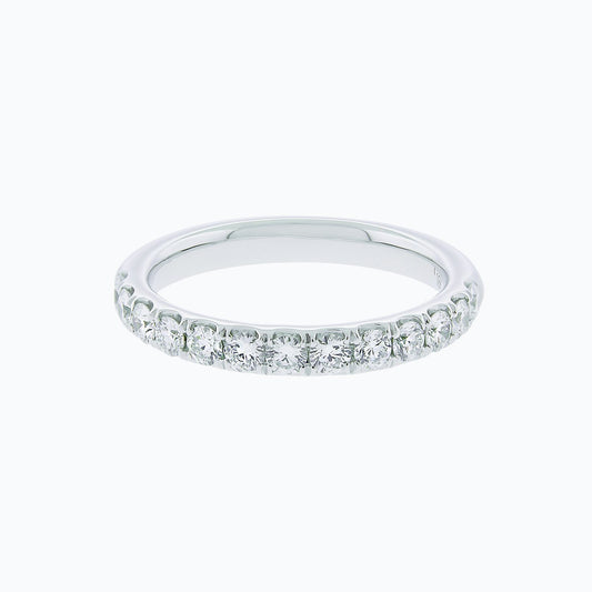 0.73 CT Round Half Eternity CVD EF/VS1 Diamond Wedding Band 1